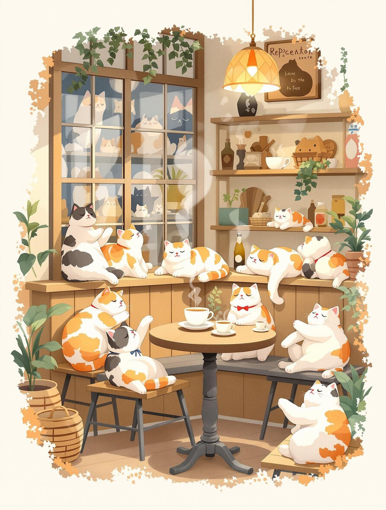 AI漫改短剧 - 猫咖奇缘